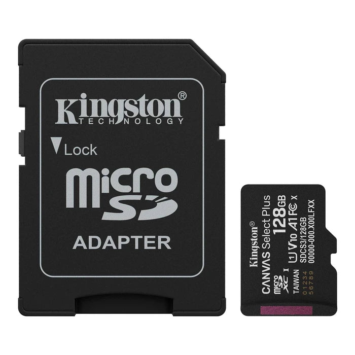 Tarjeta Memoria Micro Sd Kingston Canvas Select Plus 128gb®