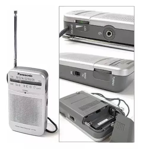 Radio Panasonic Profesional Portátil Am/fm Analógica Gtía®