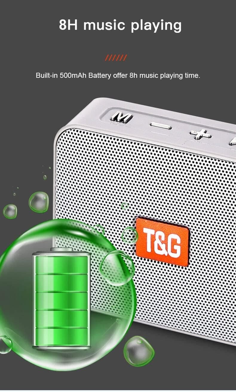 Parlante Portátil Mini Pro Tyg Tg-166 Bluetooth Fm Sd®