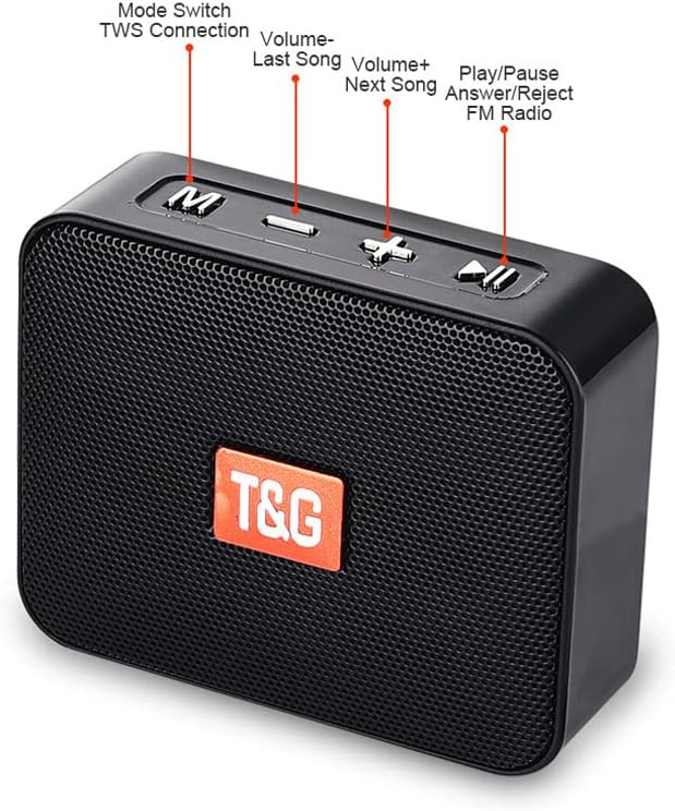 Parlante Portátil Mini Pro Tyg Tg-166 Bluetooth Fm Sd®