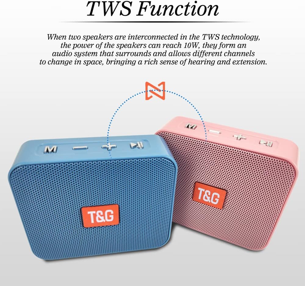 Parlante Portátil Mini Pro Tyg Tg-166 Bluetooth Fm Sd®