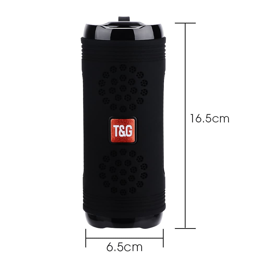 Parlante T&g 617 Pro Portátil Resistente Bluetooth, Fm, Sd®
