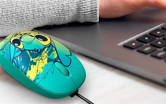 Mouse Infantil Stitch Xtech Disney Usb 1200dpi Color Azul®