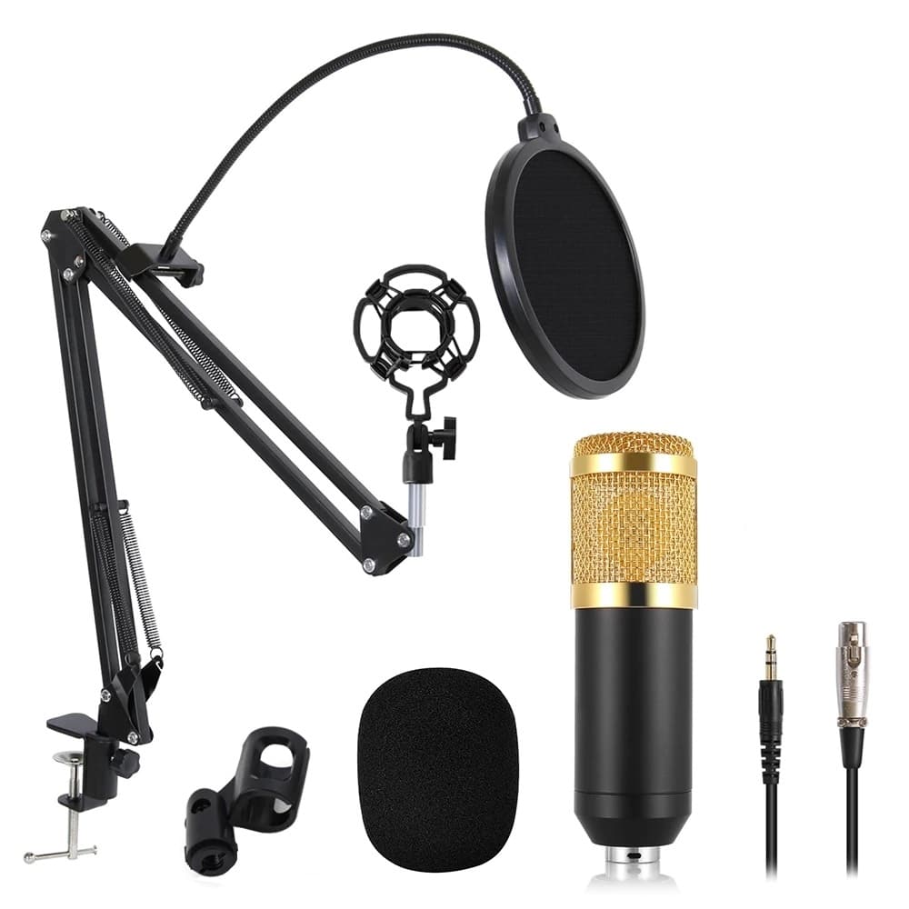Micrófono Studio Condensador Podcast Bm-800