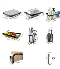 Escurridor De Platos Vasos Acero Inoxidable Premium 75cm Ind