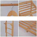 Estantería Perchero Madera Color Natural Carolinas Home