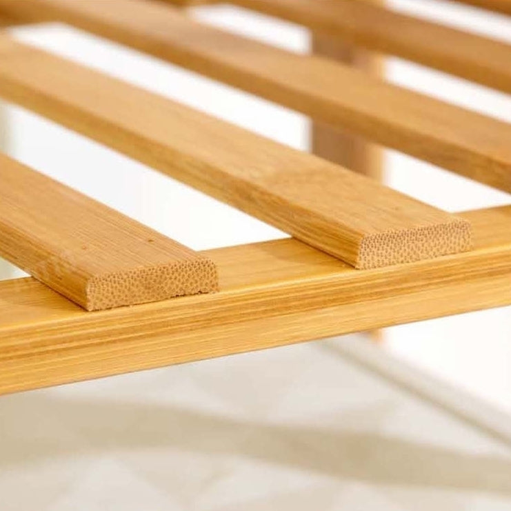 Perchero De Madera Natural 80 X 40 X 140cm