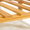 Perchero De Madera Color Caoba 80x40x140cm