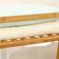 Perchero De Madera Natural 80 X 40 X 140cm