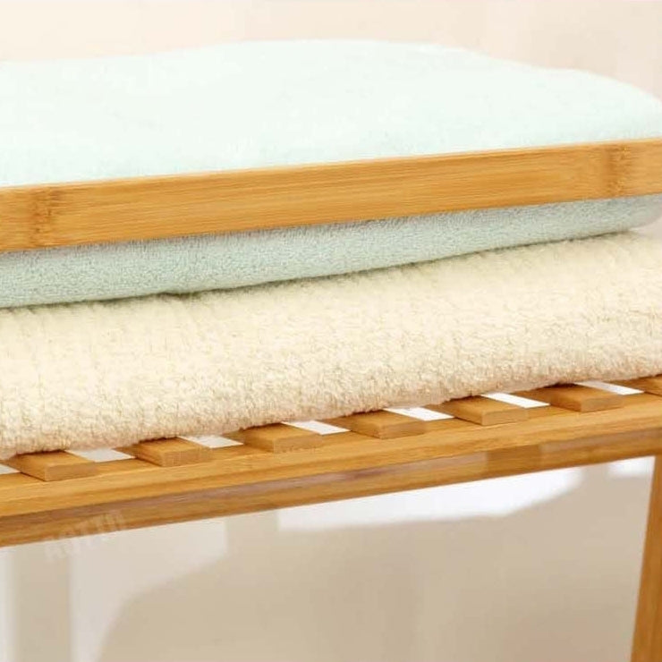 Perchero De Madera Natural 80 X 40 X 140cm
