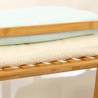 Perchero De Madera Color Caoba 80x40x140cm
