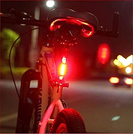 Flash Led Rojo Para Bicicleta Recargable