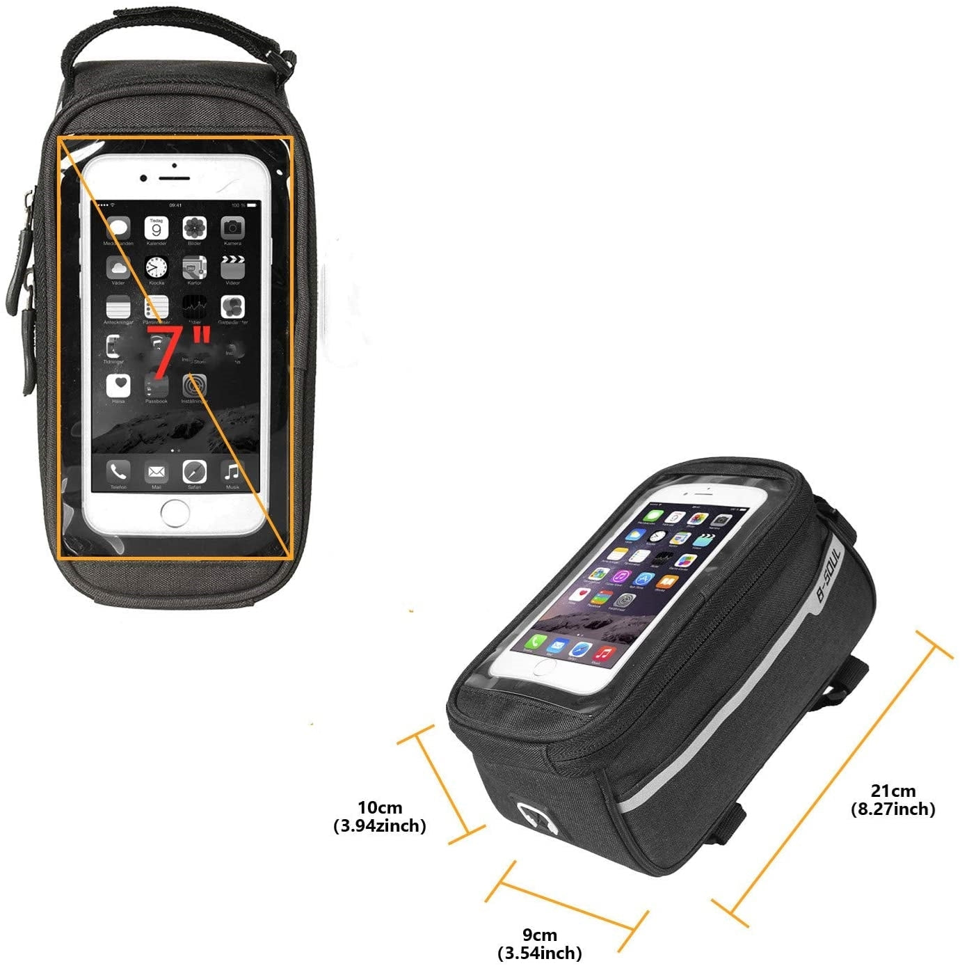 Bolso Para Bicicleta Porta Celular