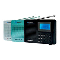 Radio Portátil Digital Profesional Bluetooth Reloj Alarma®
