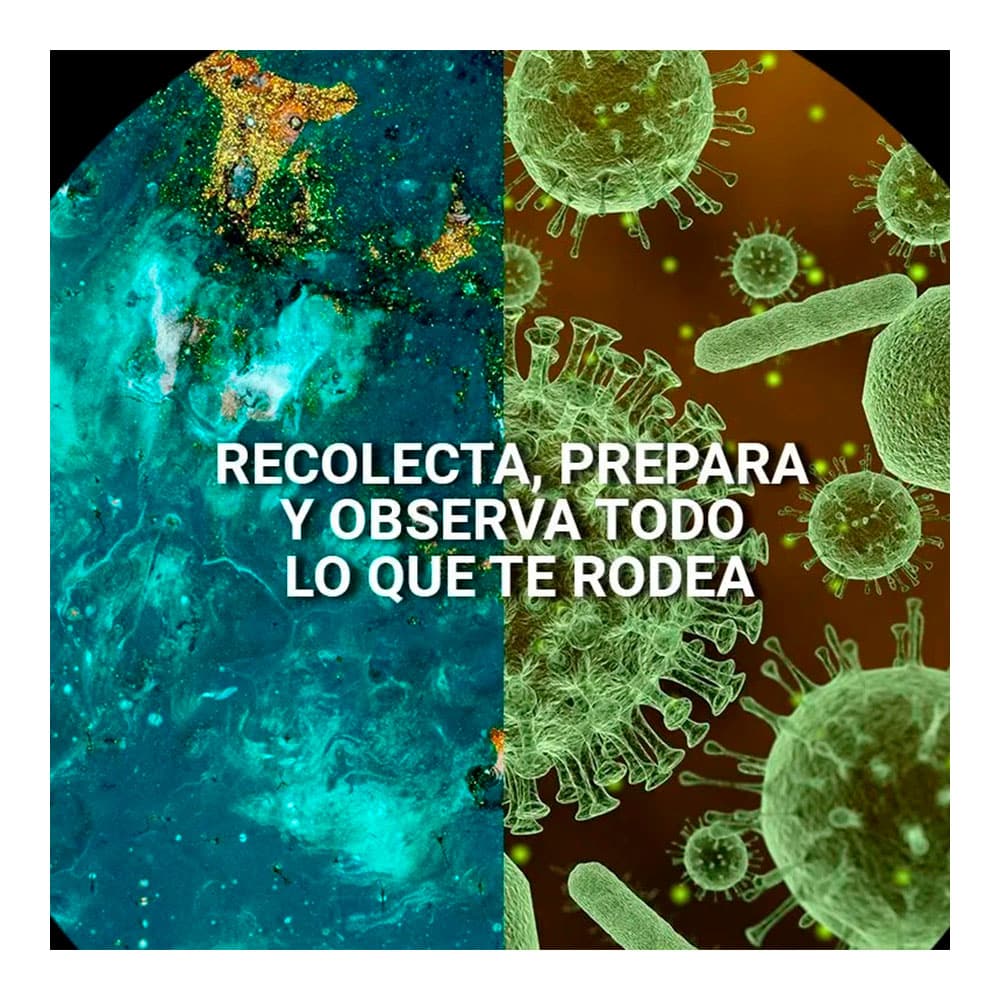 Set Completo De Microscopio Para Niños Y Principiantes