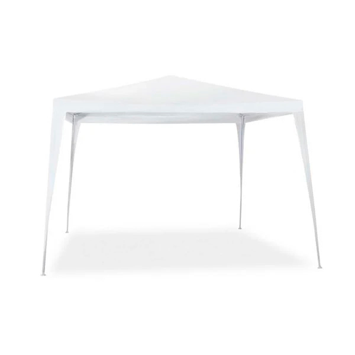 Gazebo Blanco 3mt X 3mt Exterior Resistente Acero Poliéster