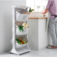 Organizador Transportable 3 Cestos Y Estante Para Baño