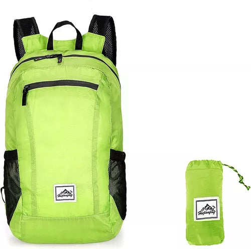 Mochila Impermeable Plegable Portátil Ultraligera 20litros C