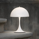 Lampara Luminaria De Mesa Acrílico Blanca Contemporánea®