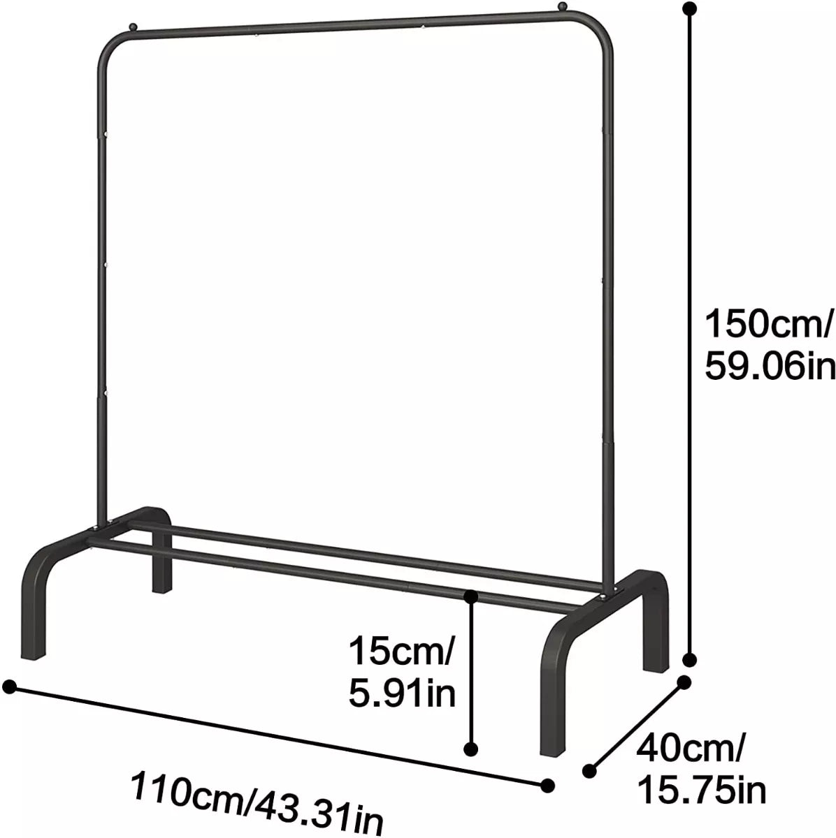 Perchero De Metal Para Ropa Resistente