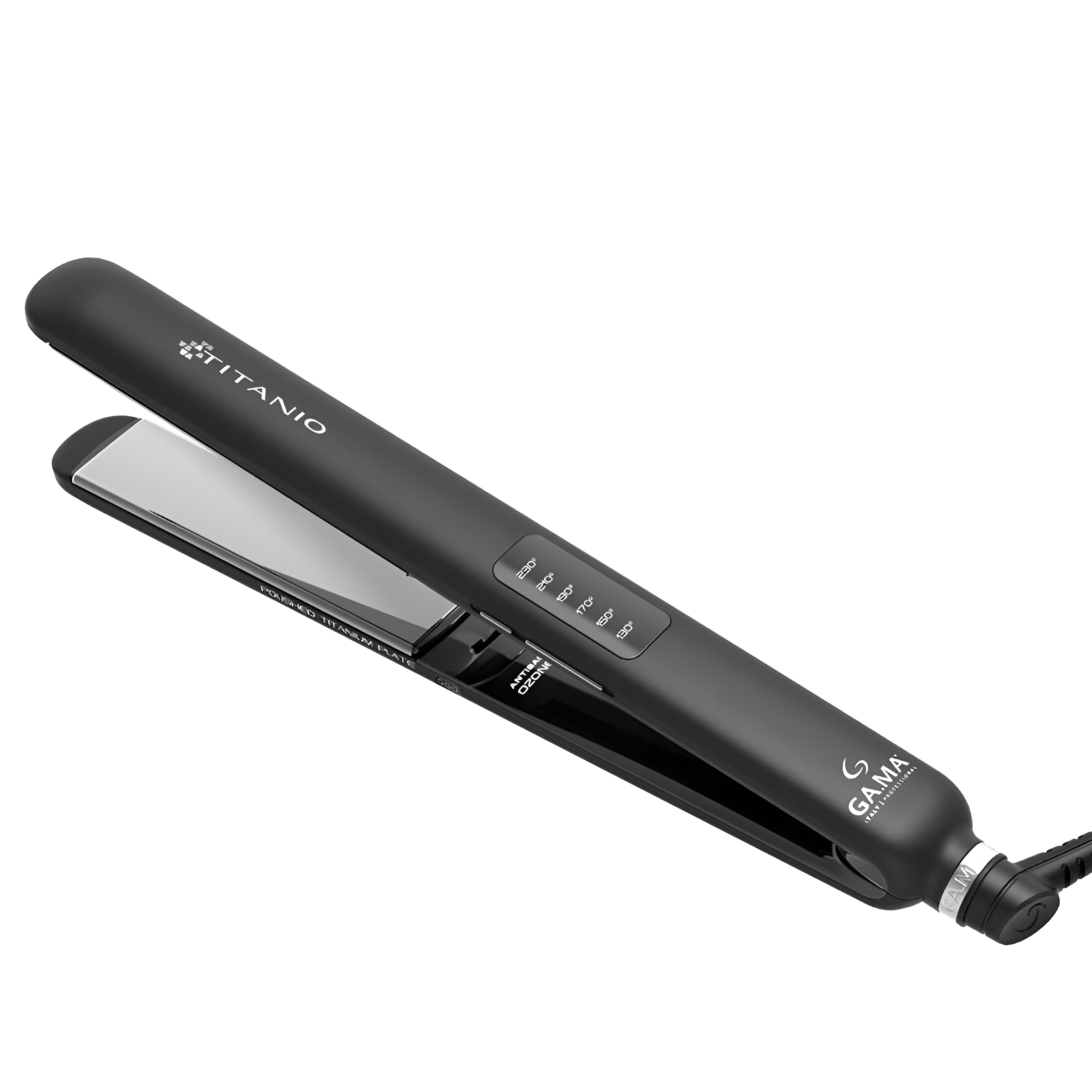 Plancha De Pelo GAMA Italy Cp14 Led 4d Titanio Color Black®