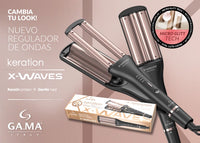 Rizador Barriles GAMA Italy X-waves Led Keration 3d Profesional®