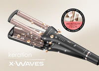 Rizador Barriles GAMA Italy X-waves Led Keration 3d Profesional®
