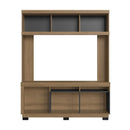 Rack Con Panel Aparador Para Televisor Elegante Madera Mdf®