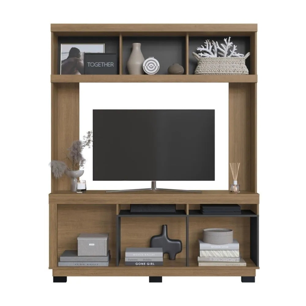 Rack Con Panel Aparador Para Televisor Elegante Madera Mdf®
