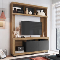 Rack Con Panel Aparador Para Televisor Elegante Madera Mdf®