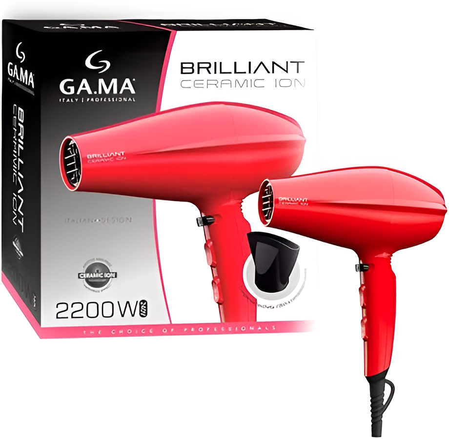 Secador De Pelo GAMA Italy Brilliant Ceramic Ion Red®