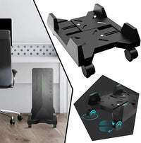Soporte Para CPU Con Ruedas Base Ajustable Color Negro®
