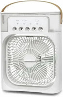 Ventilador Portatil Mini 3en1 Aire Frio Y Humidificador Led®