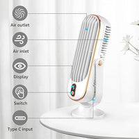 Mini Ventilador De Escritorio Usb 5w Con Doble Torre®