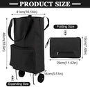 Carro Plegable De Compras Con Ruedas, 20l Ideal Para Feria®