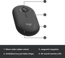 Kit Teclado Y Mouse Inalámbrico Logitech Mk470 Color Negro