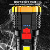 Linterna 5 Led Profesional Portatil Recargable L-29 5w®
