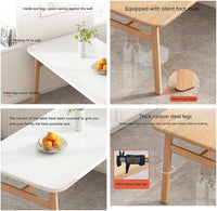 Mesa Comedor Rectangular Movi Madera Mdf Sin Sillas®