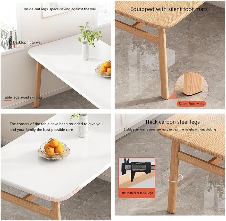 Mesa Comedor Rectangular Movi Madera Mdf Sin Sillas®