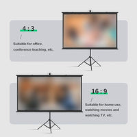 Pantalla De Proyección 84 16:9 Con Trípode, Cine En Casa®