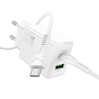 Cargador Hoco N71 Pd30w+qc3.0 Con Cable Tipo C A C De 1 M®