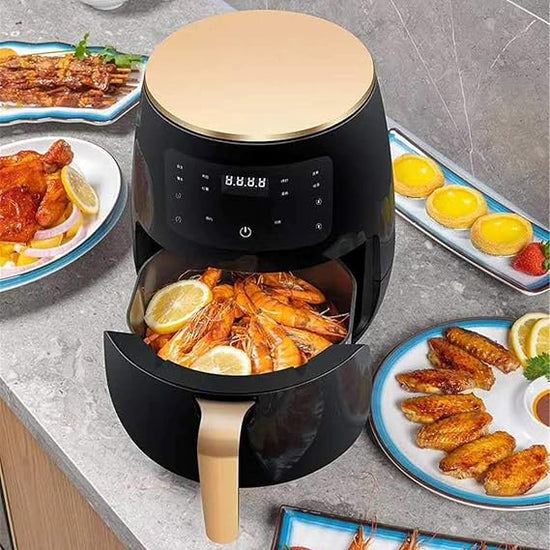 Freidora De Aire 6l Hoffmans Negra Hm-6018®
