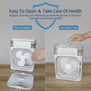 Ventilador Portatil Mini 3en1 Aire Frio Y Humidificador Led®