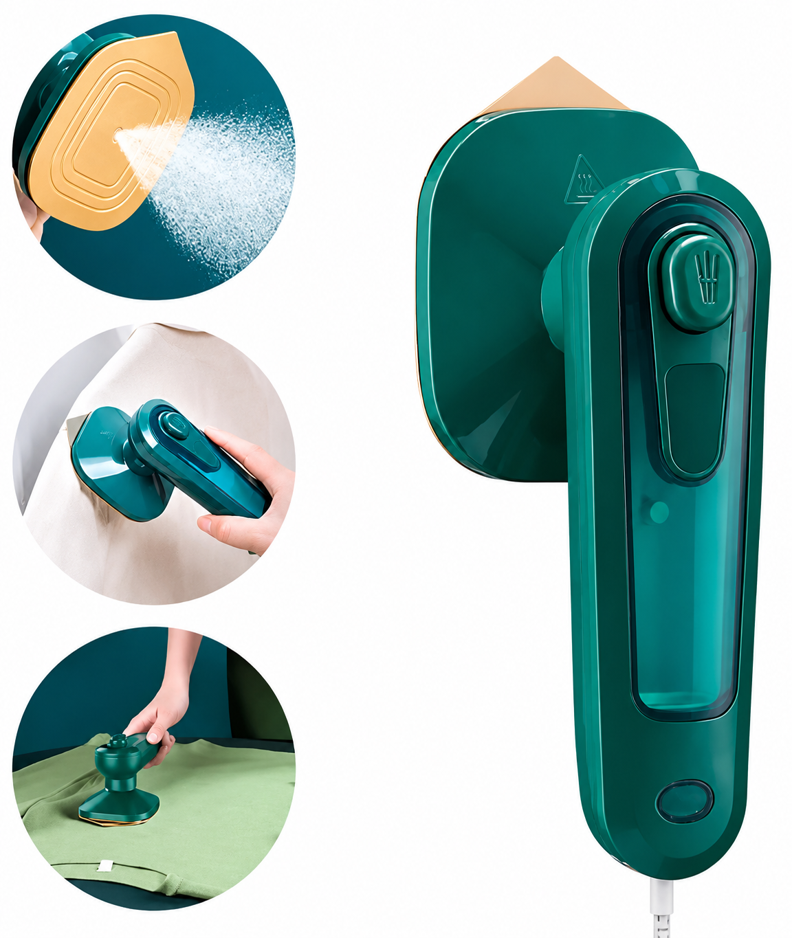 Plancha Mini A Vapor Portátil De Viaje®