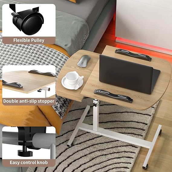 Mesa Plegable De Apoyo Inclinable Con Ruedas Ajustable Mdf®