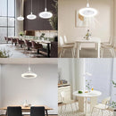 Lampara Led Con Ventilador Incorporado Y Control Remoto ®