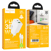 Cargador Hoco N71 Pd30w+qc3.0 Con Cable Tipo C A C De 1 M®