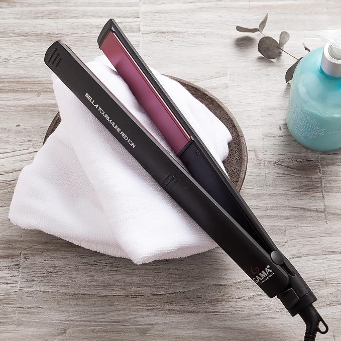 Plancha De Pelo GAMA Italy Bella Tormalina Red Ion Elegance®