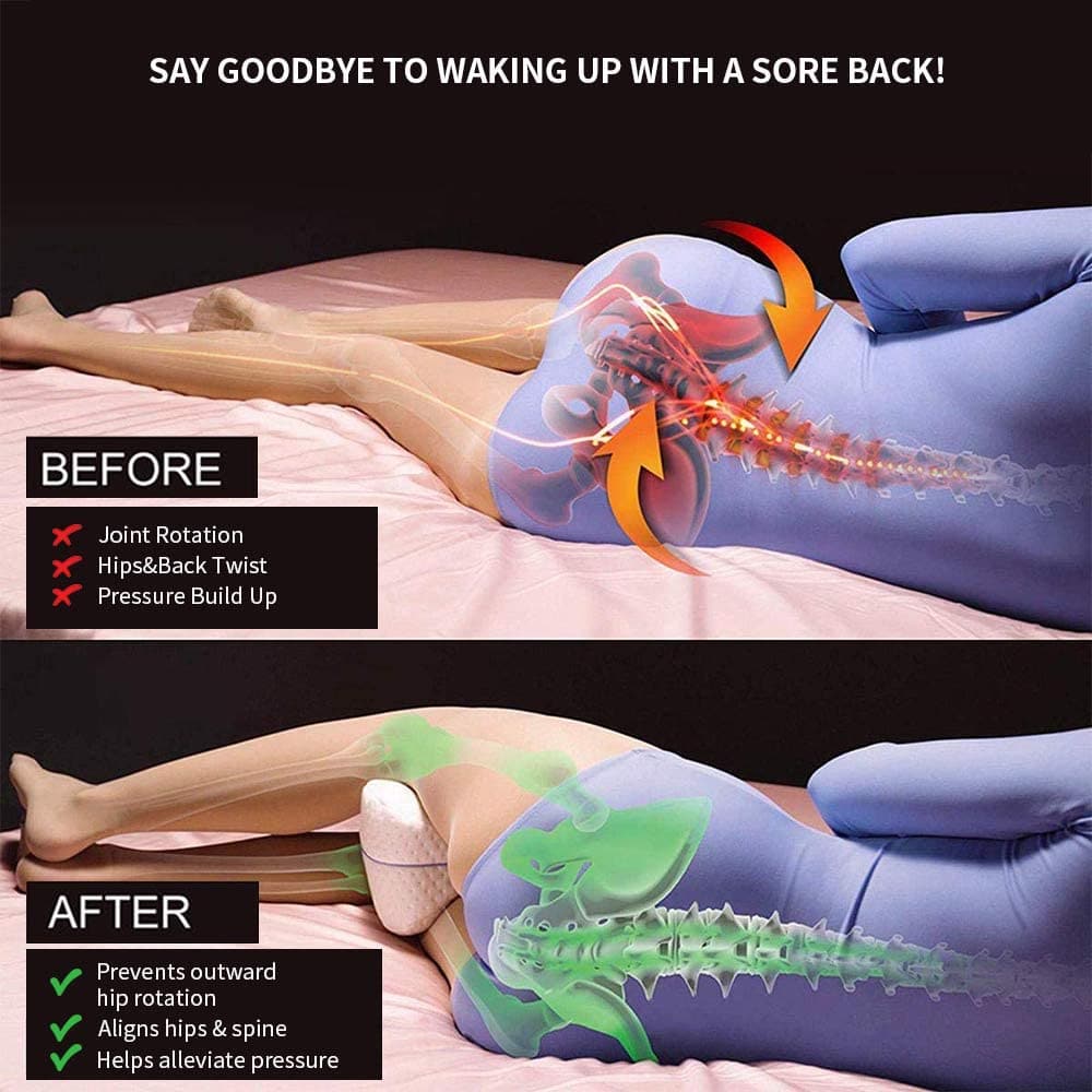 Almohada De Rodilla Y Piernas Ortopédica Viscoelástica