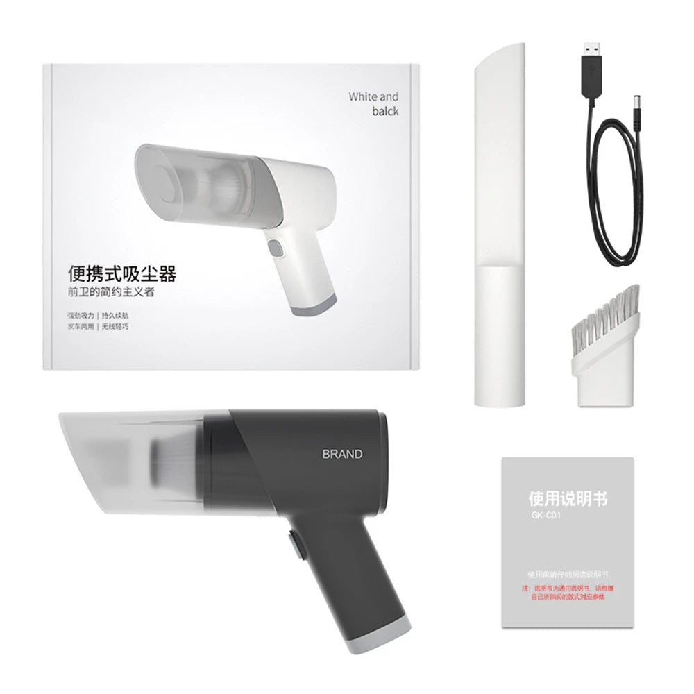 Aspiradora Portátil De Auto Cableada 12v Profesional 80w Ch